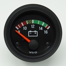 VDO Voltmeter Cockpit International Voltage Display Instrument 12 Volt 52mm