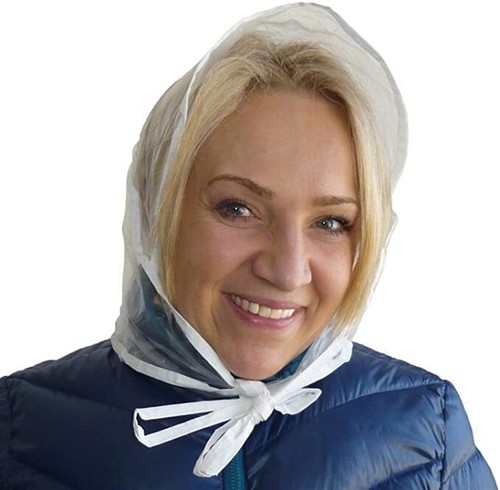Clear rain wind hat ladies - rain,