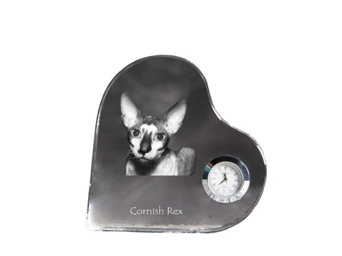 Cornish rex heart - cornish, clock
