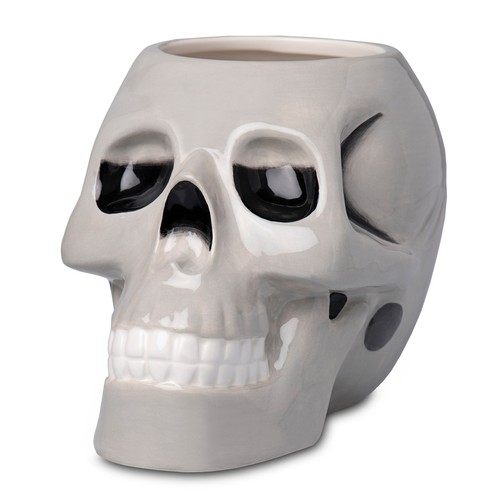 Ceramic skull tiki mug - tiki, 31oz