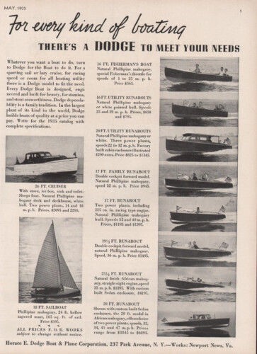 1935 dodge sailboat cruiser - dodge,
