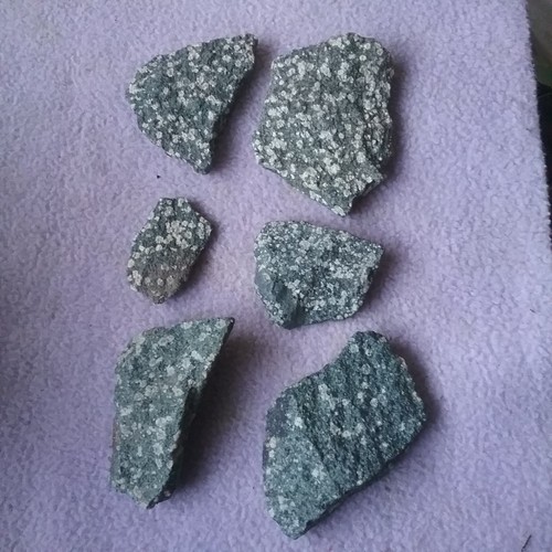 Pieces spotted dolerate - of,