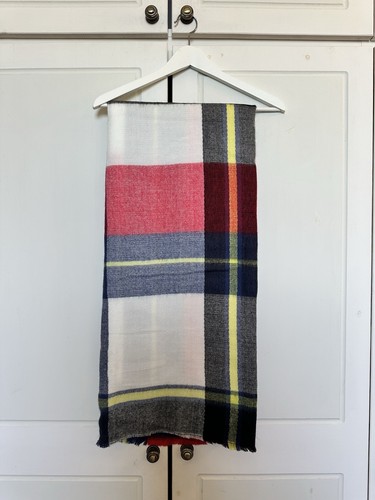 Zara plaid blanket scarf - zara,