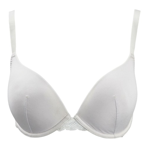 White padded plunge - m&s,