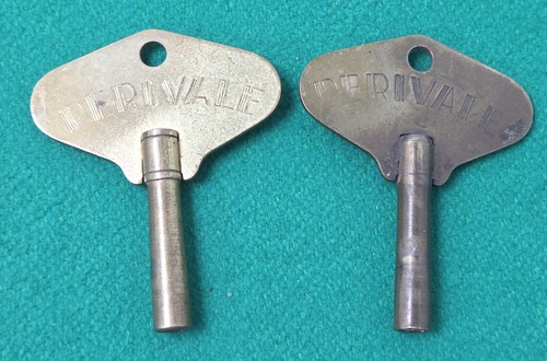 Pair vintage perivale brass - pair,