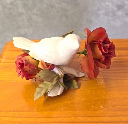 Vintage porcelain white dove - vintage,