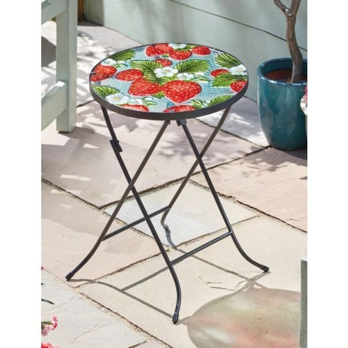 Hand painted glass garden - hand,