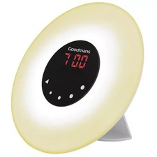 Goodmans Alarm Clock,FM Radio LED Light,Snooze Sleep & Nap Function Sunrise 