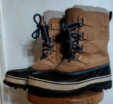 Sorel Caribou  Boots Size 7 Tan & Black