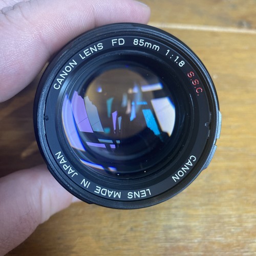 Canon 85mm s c ssc - fd,