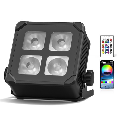 Waterproof 4led rgbwa - 4led, rgbwa+uv