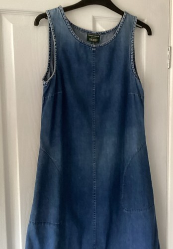 Hobbs denim dress sleeveless - hobbs,