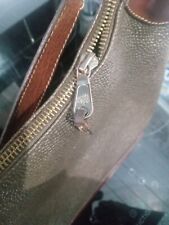 Mulberry vintage leather medium brown heritage scotchgrain clipper crossbody bag