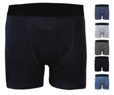 1-12 Pack Premium 100% Egyptian Cotton Boys Youth Boxer Shorts Underwear Trunks