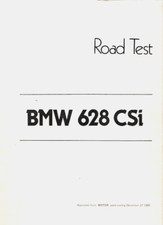 BMW 628 CSi Road Test
