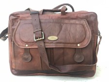 Men Large Leather Briefcase
