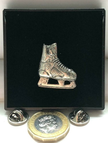 Ice hockey boot real pewter - ice,