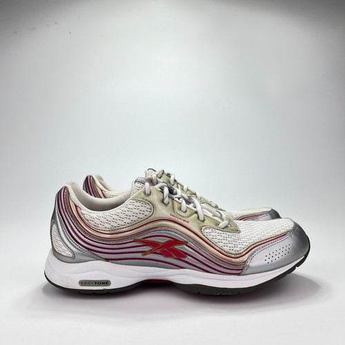 Reebok easytone white silver - reebok,
