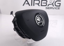SKODA GENUINE SUPERB OCTAVIA FACELIFT KODIAQ KAROQ STEERING WHEEL DRIVER AIRBAG