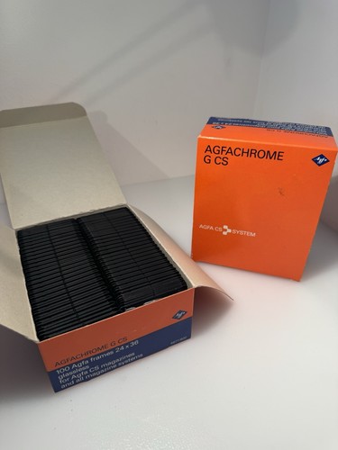 Boxes 100 agfachrome g - 2, of