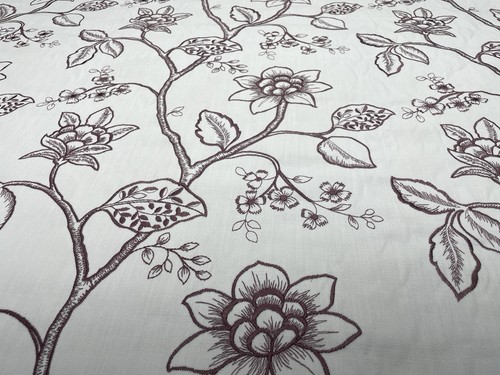 Luxury plum embroidered floral - embroidered,
