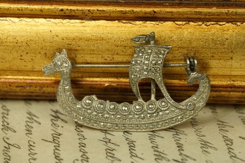 Vintage denmark viking ship - vintage,