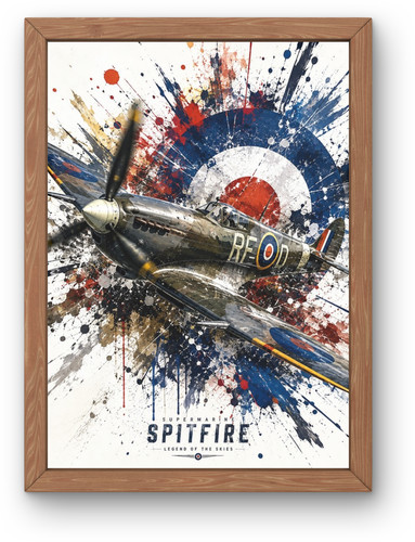 Supermarine spitfire poster - spitfire,