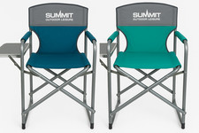 Summit  Directors Folding Camping Chair with side Table