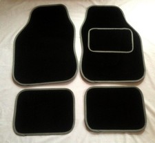 Black grey car mats for - grey,