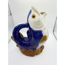 Vintage Blue White Ceramic
