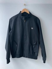 Men’s Fred Perry Premium Jacket in Black - Medium- 2113