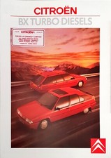 Citroen BX Turbo Diesels Brochure 1988