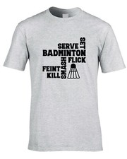 Badminton Word Collage Men's