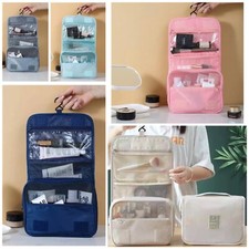 Travel Cosmetic Storage MakeUp Bag Folding Hanging Toiletry Wash Organizer Pouch
