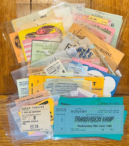 Original concert tickets - original,