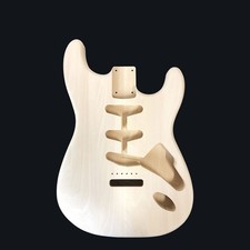 FRANCHIN Raw Mercury guitar body no finish Basswood Poplar S-type *MADE TO ORDER