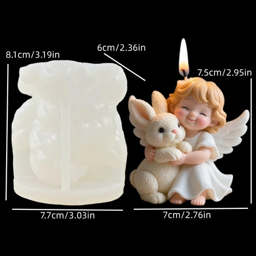 Wings angel girl embracing - wings,