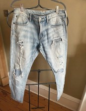 Ralph Lauren Denim And Supply Distressed Skinny Boyfriend Jeans