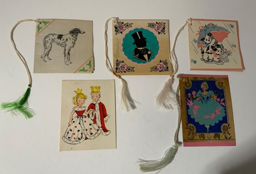 Vintage tally cards - tally, (5)