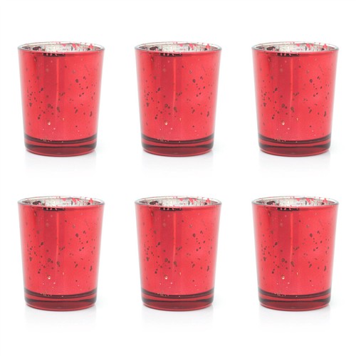 Pack red mercury glass - pack,