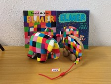 Elmer The Elephant Plush, Pull