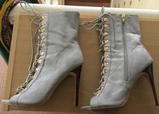 Open Peep Toe High Heeled