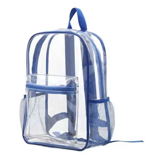 Clear transparent backpack - clear,