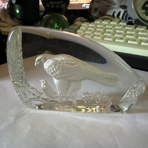 Wedgwood crystal glass eagle - glass,