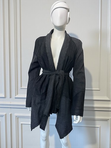 Muubaa black leather wool - leather, belt
