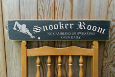 snooker room  vintage style