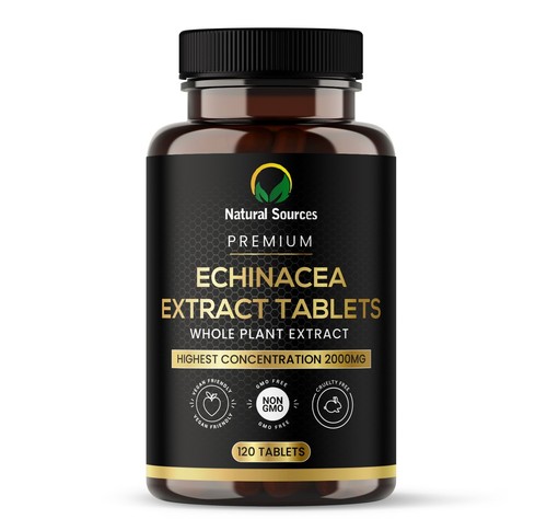 Echinacea tablets 2000mg - echinacea, 2000mg|120