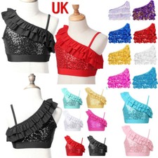 UK Girls Kids Shiny Sequins