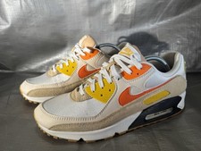 Nike Air Max 90 SE Frank Rudy Summit White Safety Orange Mens Sz 11.5 FB4315-100