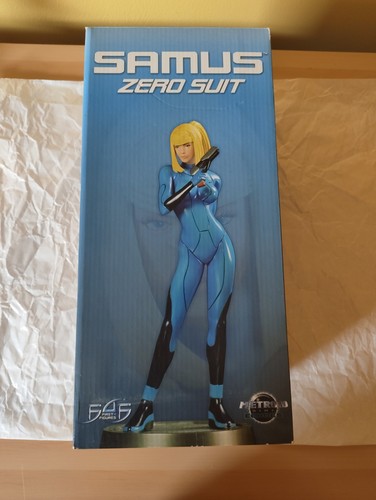 Zero suit samus statue first - suit,